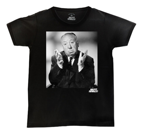 Alfred Hitchcock Manos -  Remera 100% Algodón 