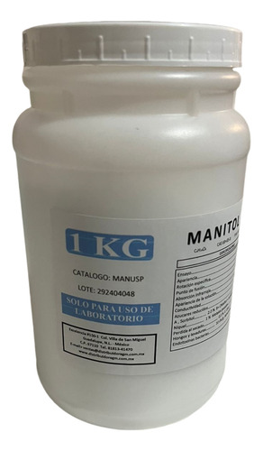 Manitol Polvo Fino Usp 25kg