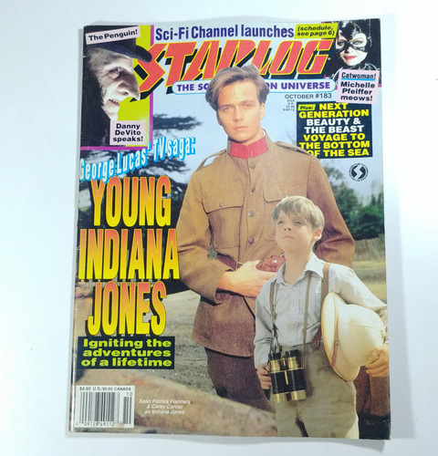 Starlog #183 - Inglés - Young Indiana Jones - Batman