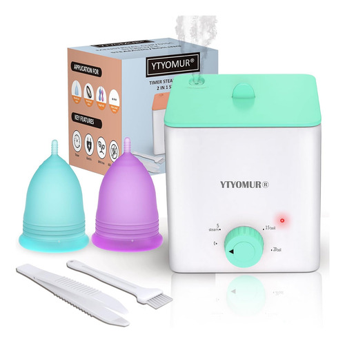 Copas Menstruales Con Esterilizador, 2 Copas Menstruales Reu