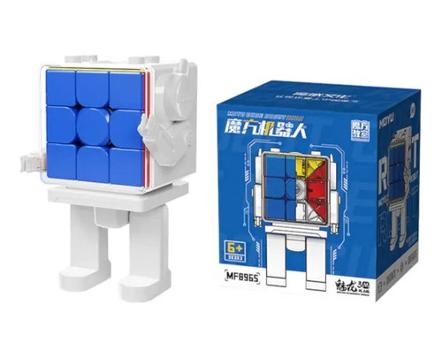 Mf Moyu Meilong Robot Cubo Rubik 3x3 Magnetico Stickerless