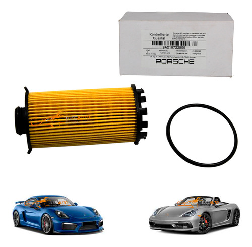 Filtro Oleo Hengst Porsche Boxter Cayman 982 9a2.107.225.00