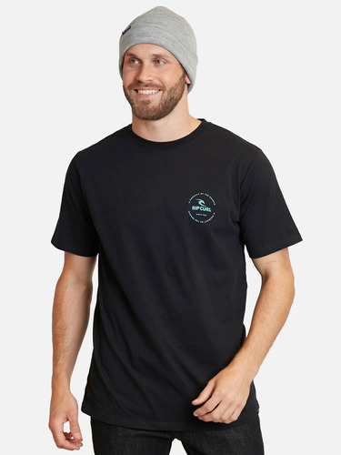 Polera Made For The Search Negro Hombre Rip Curl