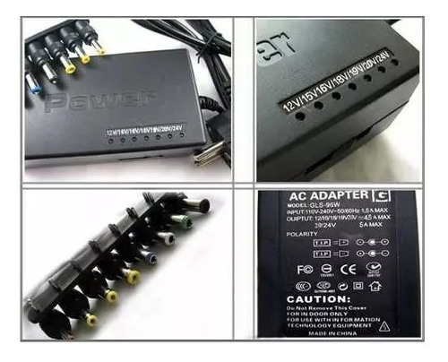 Imagen 3 de 3 de Cargador Laptop Universal De 12 A 24v Hp Sony Lenovo
