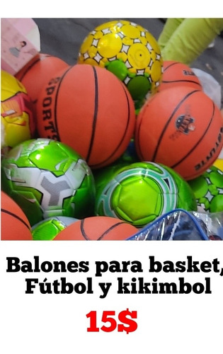 Balón Basket, Fútbol Y Voleibol. Nuevos. Tamaño Real. 