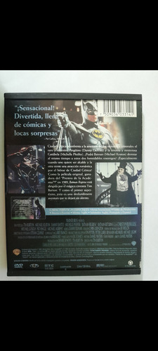 Batman Regresa Returns Tim Burton 1992 Pelicula Dvd