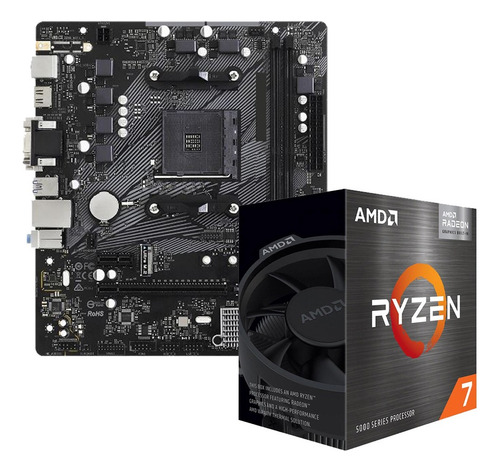 Combo Actualizacion Ddr4 Ryzen 7 5700g + A520m Am4