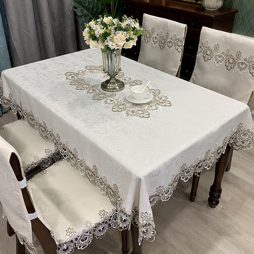 Mantel De Comedor 2024mantel De Tela, Mesa Rectangular Europ