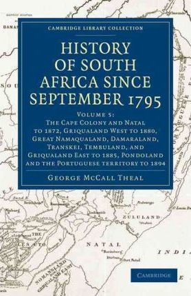 Libro History Of South Africa Since September 1795 5 Volu...