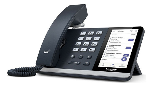 Teléfono Ip Yealik T55a Hd Compatible Ms Teams Tactil Wifi