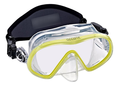 Oceanic Accent Scuba Snorkeling Dive Mask, Ajuste Estándar -