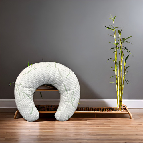 Almohada De Lactancia Para Amamantar Bebe - Multifuncional Color Bambu Bambú