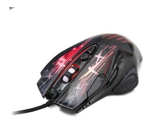 Mouse Gamer Laser Led Usb 8 Botões Funcionais Profissional