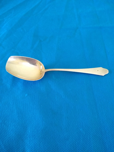 Colher De Prata Russa Antiga. Colher De Açucar Do Século Xix (Usado)