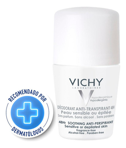 Desodorante Vichy Roll On Piel Sensible 30 Ml.