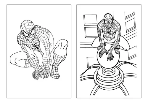 desenhos para colorir homem aranha 100 –  – Desenhos para  Colorir