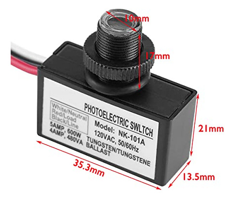 Paquete De 2 Interruptores De Botón Con Sensor De Control De