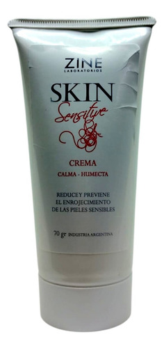 Crema Skin Sensitive Calma Humecta Piel Seca 70ml Zine Momento De Aplicación Día/noche