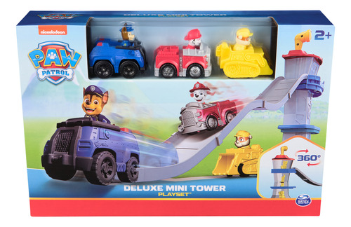 Mini Torre Apilable Con 3 Autos Paw Patrol