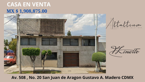 Casa En Venta En San Juan De Aragon Cdmx I Vl11-za-063