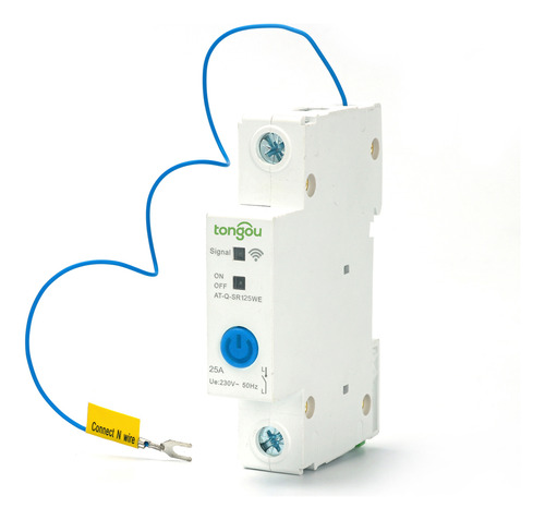 Interruptor De Circuito Inteligente Wifi 2024 1p Din Rail Sw