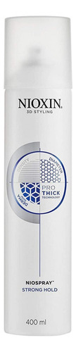 Spray Capilar Fijación Fuerte Para Cabello Seco Nioxin 400ml
