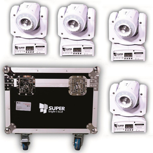Imagen 2 de 3 de Case 4 Cabezas Color Spot Super Bright 30w