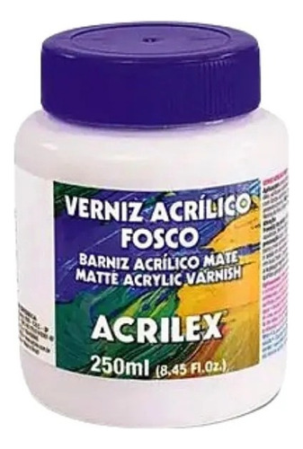 Verniz Acrílico Fosco 250ml Acrilex