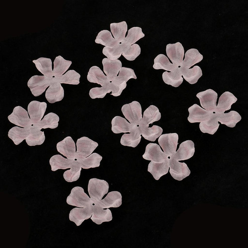 2 X 50 Piezas De Pétalos De Tela De Gasa Con Flores Para Pin