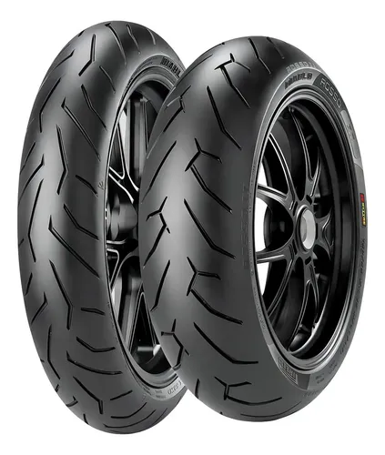 Pirelli 2 pneu 140/70r17 66h 110/70r17 54h diablo rosso 2