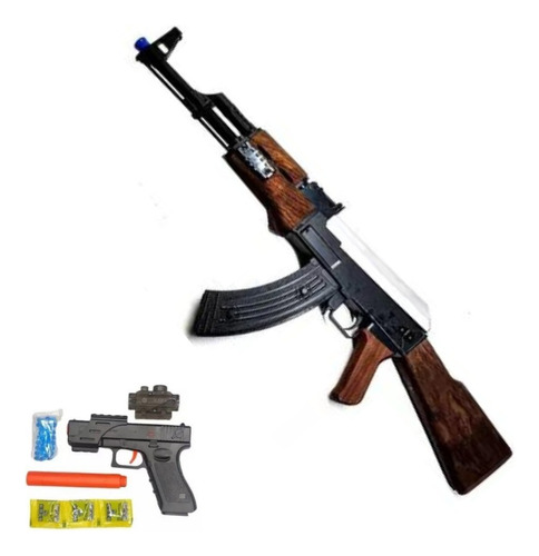 Rifle Ak47 Hidrogel Batería Recargable+regalo+envió Gratis