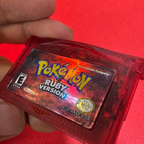 Pokémon Ruby Version Game Boy Advance Gba Original (Usado)
