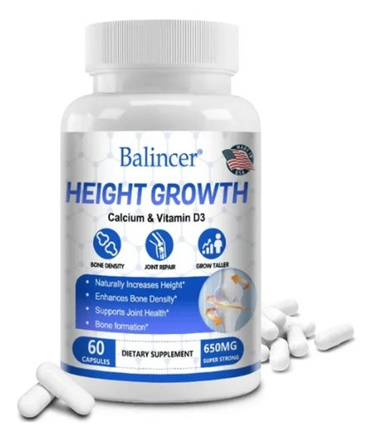 Balincer Height Growth Para Crecimiento Oseo Y Ganar Altura 