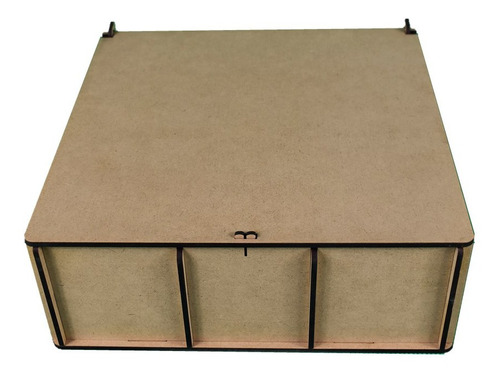 Caja De Madera Mdf Para Te