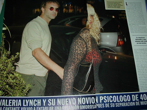 Valeria Lynch Novio Psicologo 3 Pg Clipping Revista Caras