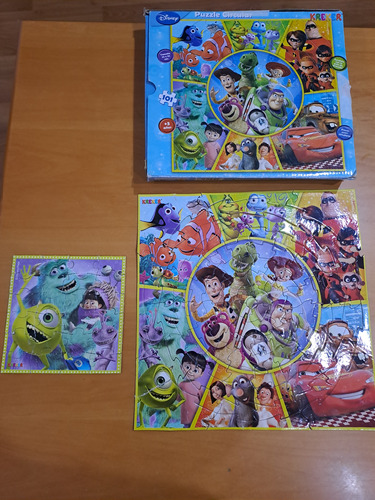 Rompecabezas Disney Pixar Circular 101 Piezas + 1 De Regalo