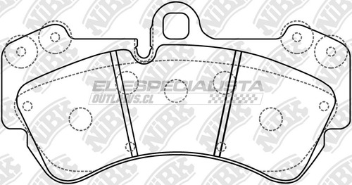 Pastilla De Freno Trasera Volkswagen Touareg 2007