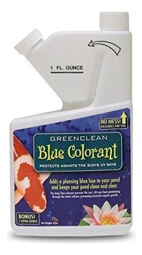 Greenclean Azul Colorante Concentrado - 16 Oz - Para Peces 