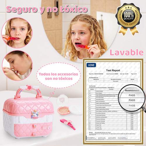 Lictin Kit De Maquillaje 76 piezas caja de maquillaje lavable Lictin MB0201