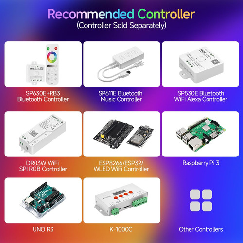 Led Pixel Rgb Direccionables Para Arduino 100 Unidades