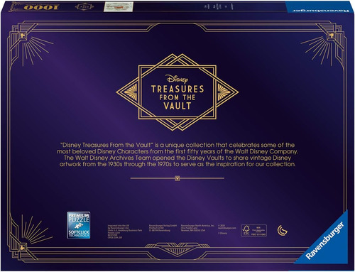 Ravensburger Disney Tesoros De La Bóveda Bambi 1000 P...