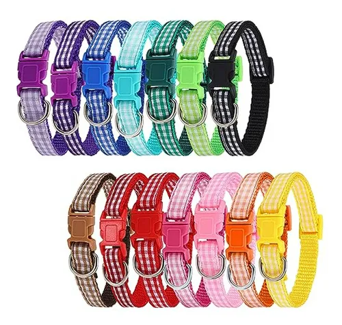 comprar Conjunto De 14 Collares Ajustables Para Cachorros - Suaves Y