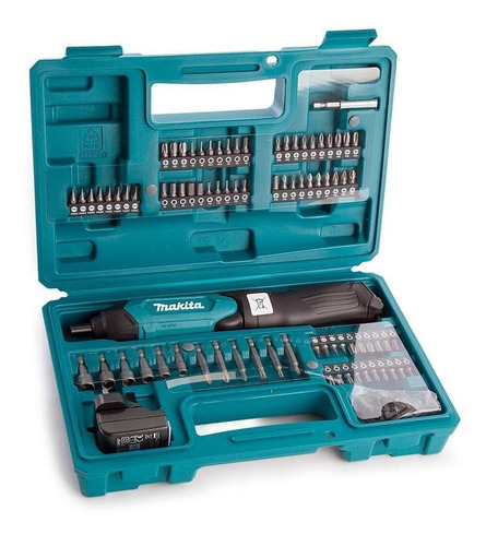 Parafusadeira Bat 3,6v Bivolt Df001dw Maleta 81 Peças Makita