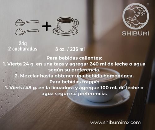 Mocha Latte Shibumi 250 G Gourmet
