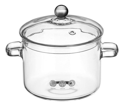 Olla De Vidrio Para Sopa Home Glass, Olla De Vidrio Para Est