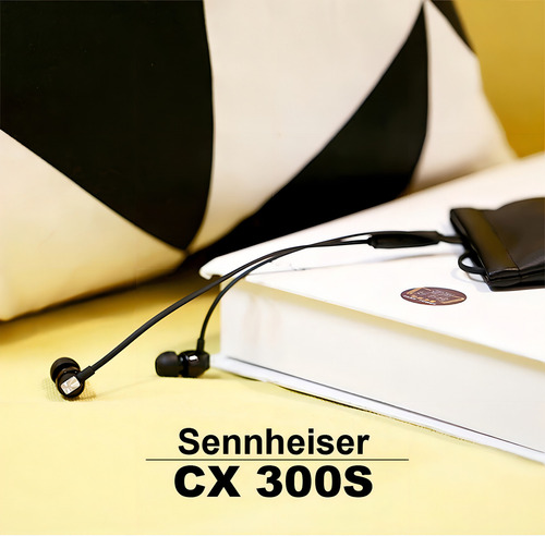 Fones De Ouvido Sennheiser Cx300s In-ear (preto) Cor Black - Excelente (Recondicionado)