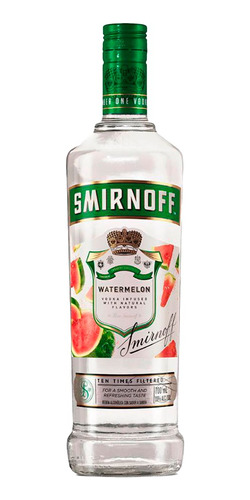 Smirnoff Vodka Watermelon Sandia Botella 700ml