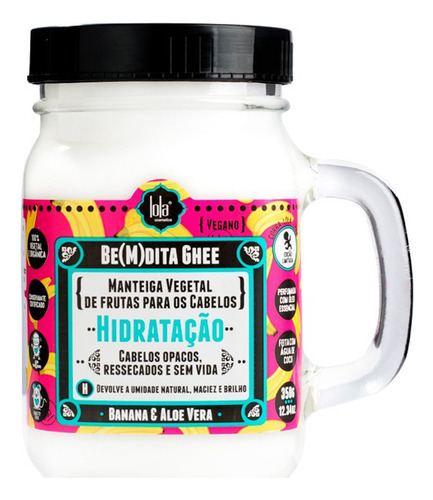 Lola Bemdita Ghee Mascara Hidratante Vegetal Pelo 350gr 3c