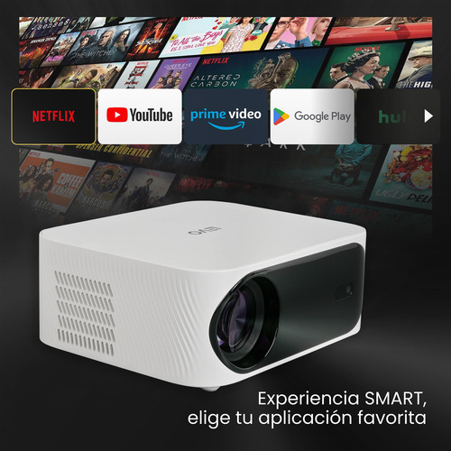 Pack Proyector Orion Full Hd + Telón 100 Eléctrico Levo Blanco