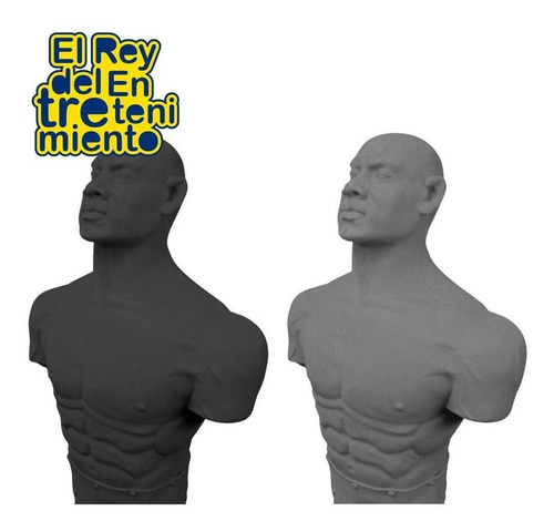 Bolsa De Boxeo C/ Base Torso Humano De Goma Maciza - El Rey
